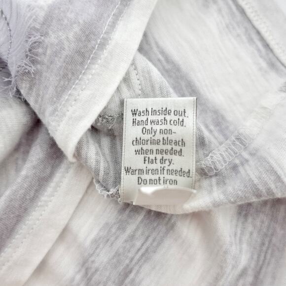 Women's | Lauren Conrad | Gray Striped Embellished Top - XS - Picture 8 of 8